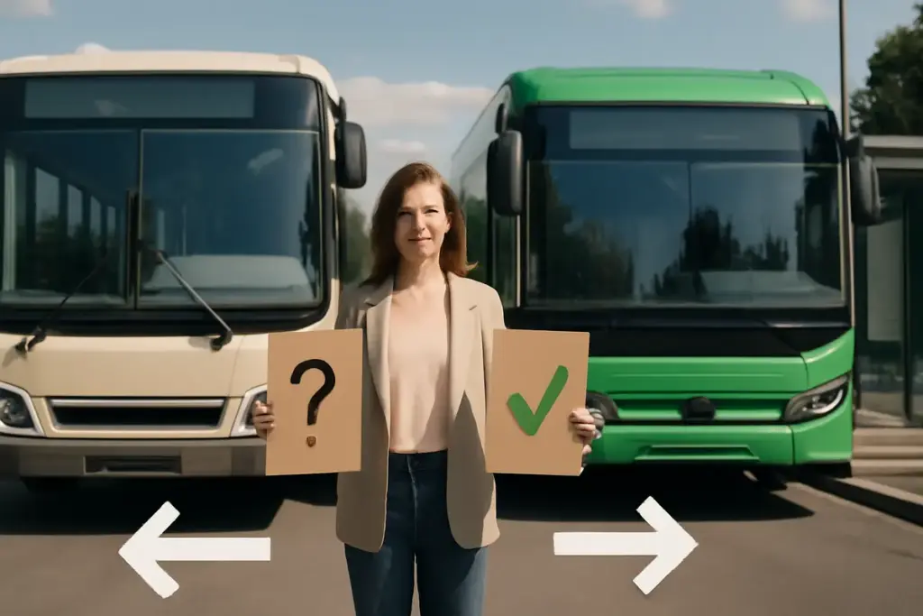 Differenza tra autobus diesel e mezzi a energia alternativa: scegli consapevolmente con questa guida al confronto