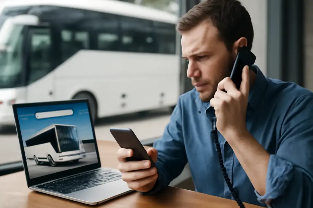 Prenotazione di autobus online o telefonica: come scegliere la modalità più rapida e sicura