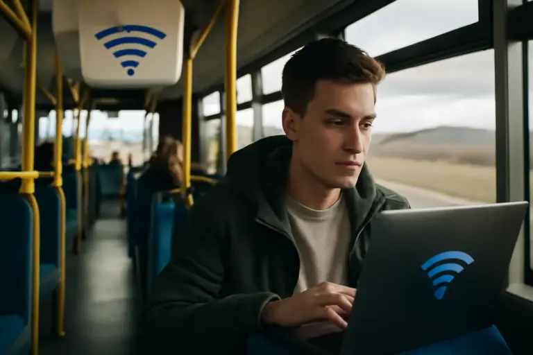 Reti wifi mesh sugli autobus suburbani: naviga stabile anche nelle zone meno coperte