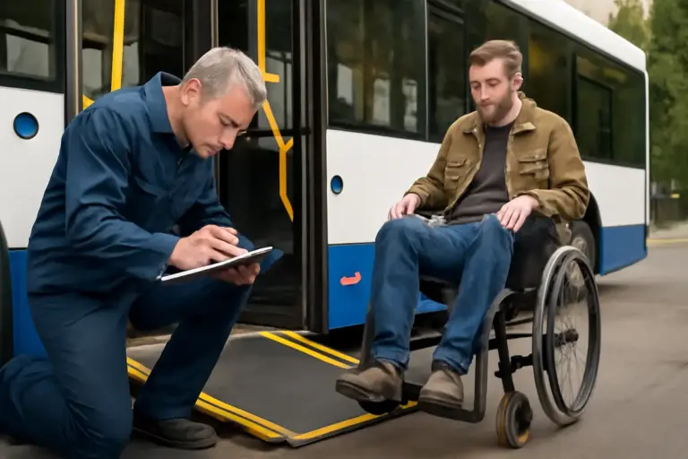 Idoneità dei veicoli per trasporto disabili: la procedura per adeguare l’autobus e non incorrere in multe